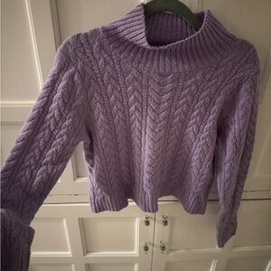 Purple turtleneck 525 sweater, size XS